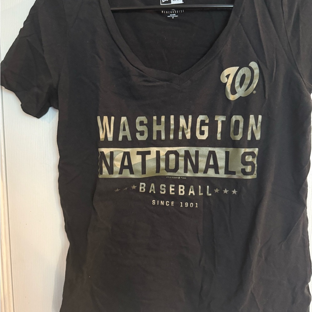 Washington Nationals Black T-Shirt